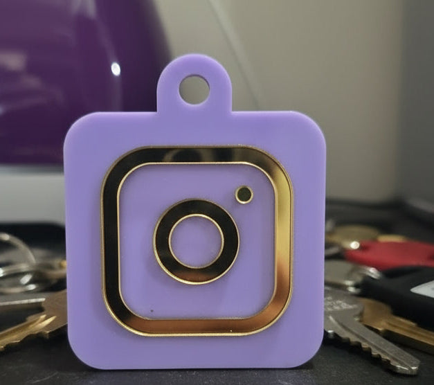 Social Media NFC keychain