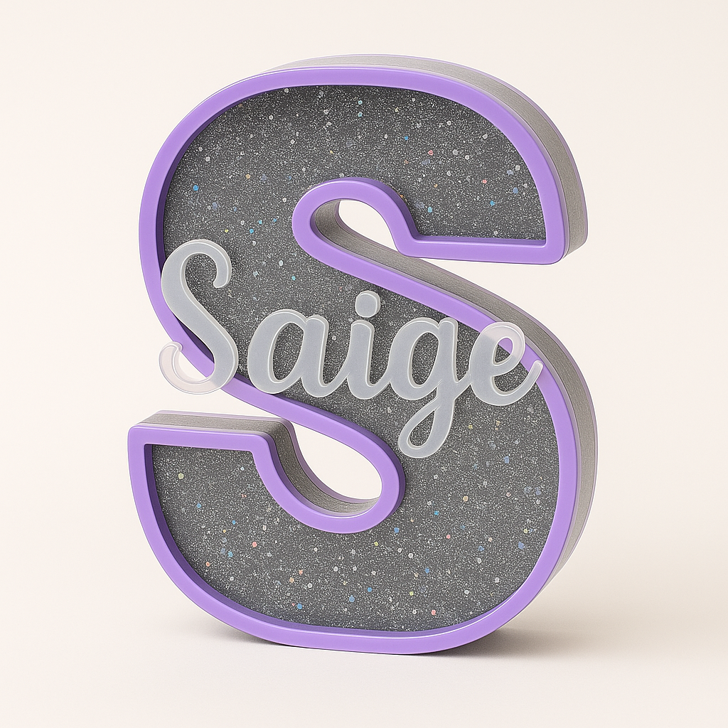 Letter Piggy Bank