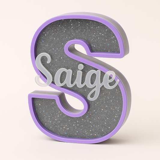 Letter Piggy Bank