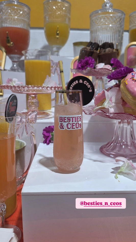 Acrylic Drink Tags