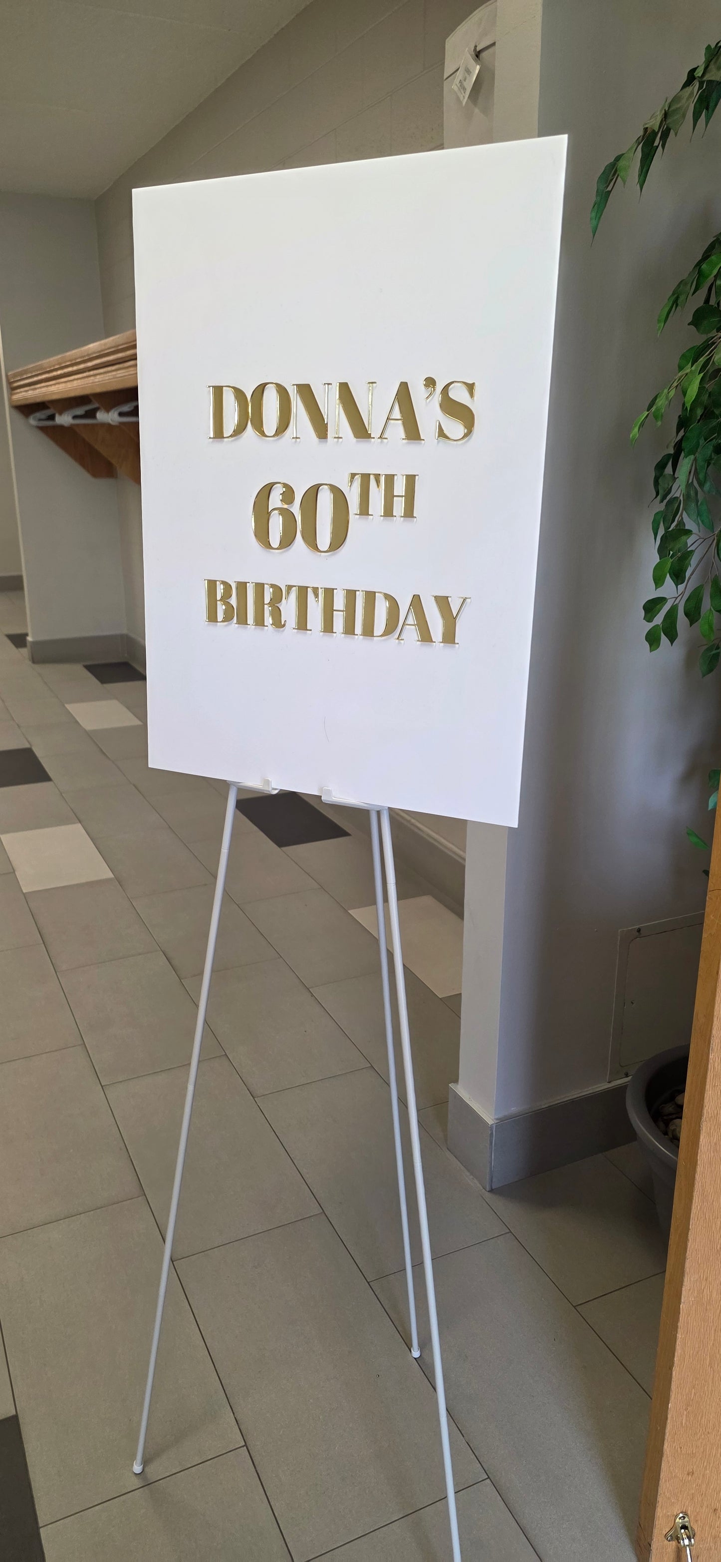 Acrylic Welcome Sign