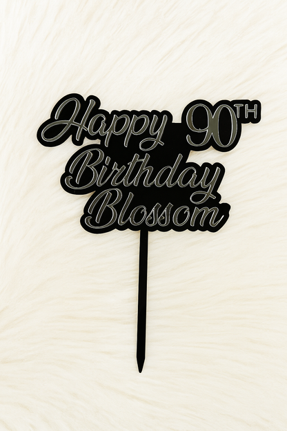 Acrylic Cake Topper